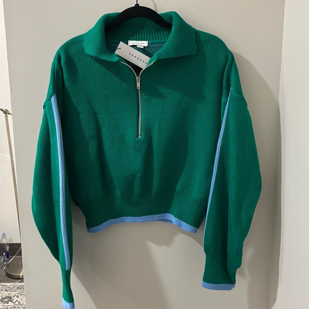 Topshop Good Energy Half Zip